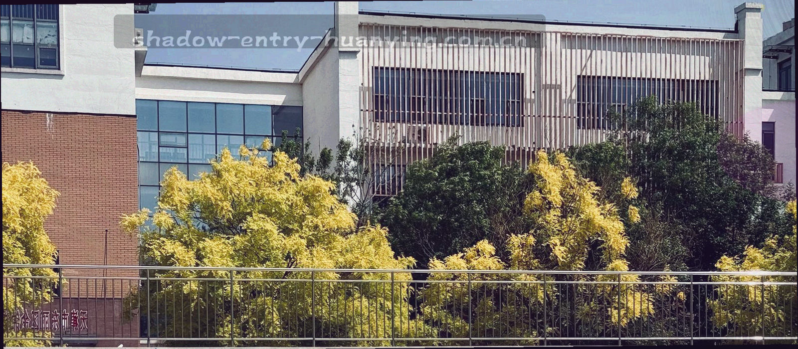 发光路径抵达一处清晰边界后转向的抽象画面